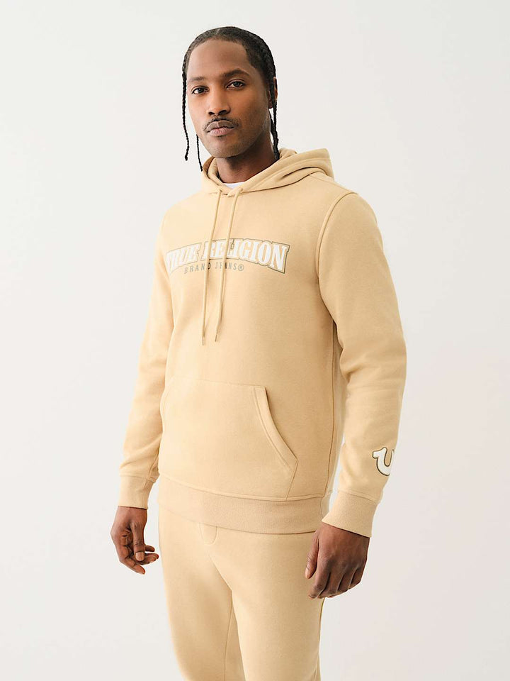 TRUE RELIGION ARCHED LOGO HOODIE