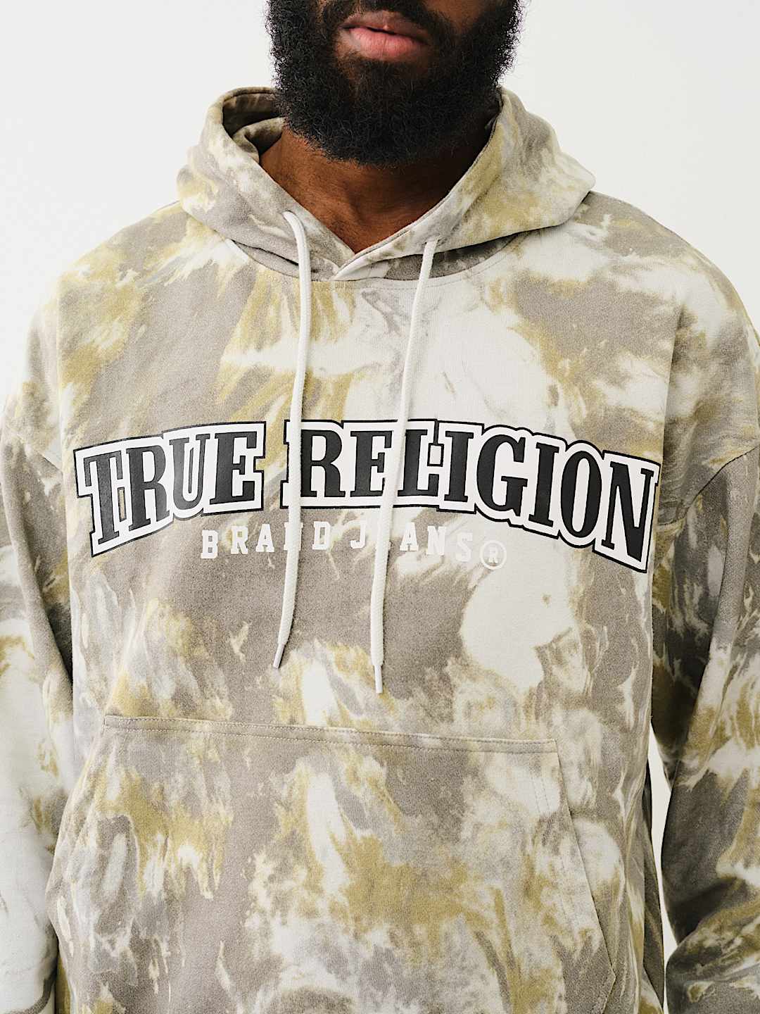 TRUE RELIGION CAMO LOGO HOODIE
