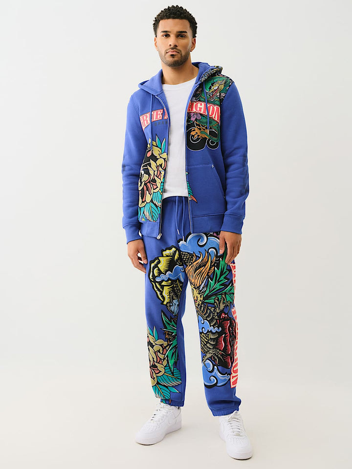 TRUE RELIGION TATTOO LOGO JOGGER