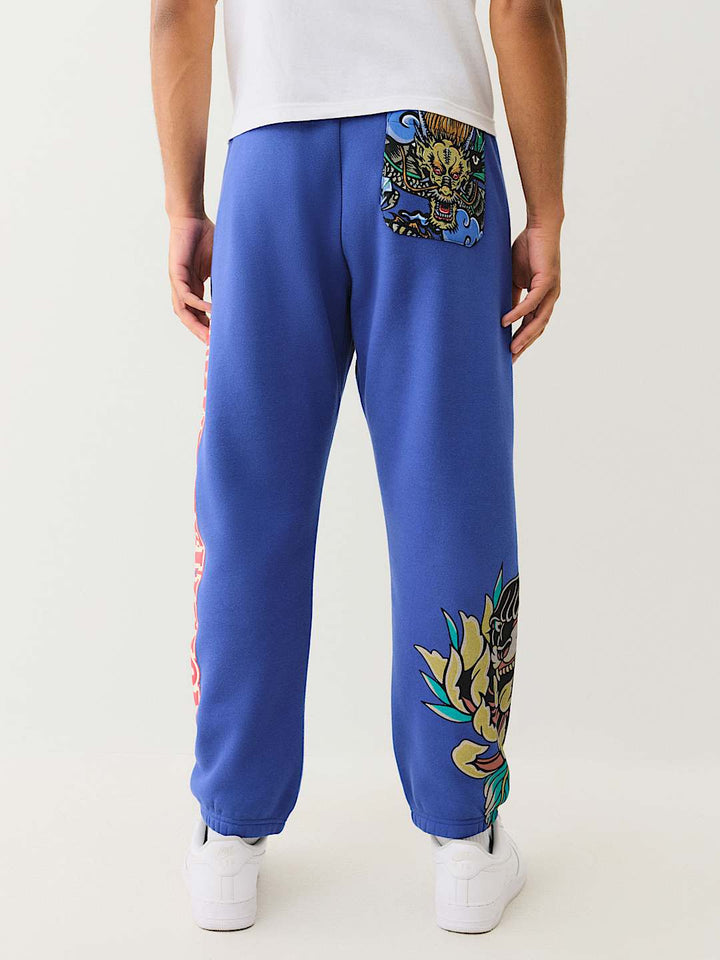 TRUE RELIGION TATTOO LOGO JOGGER