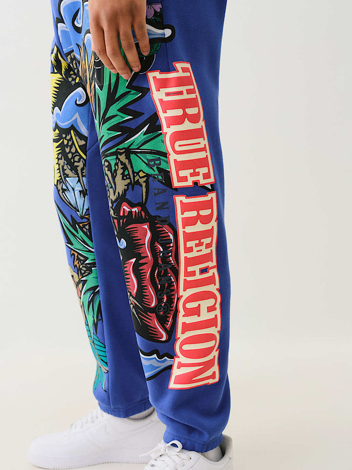 TRUE RELIGION TATTOO LOGO JOGGER