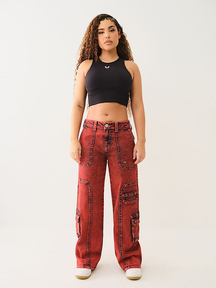 TRUE RELIGION BOBBI BAGGY CARGO PANT