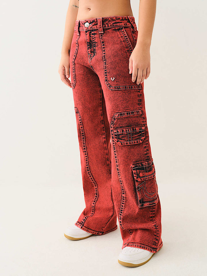TRUE RELIGION BOBBI BAGGY CARGO PANT