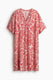 White/red patterned