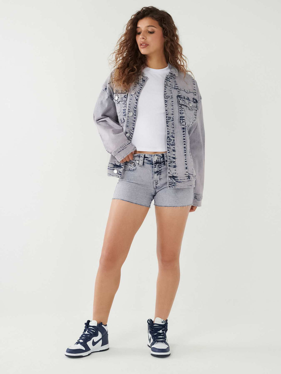TRUE RELIGION JIMMY BIG T RELAXED DENIM JACKET