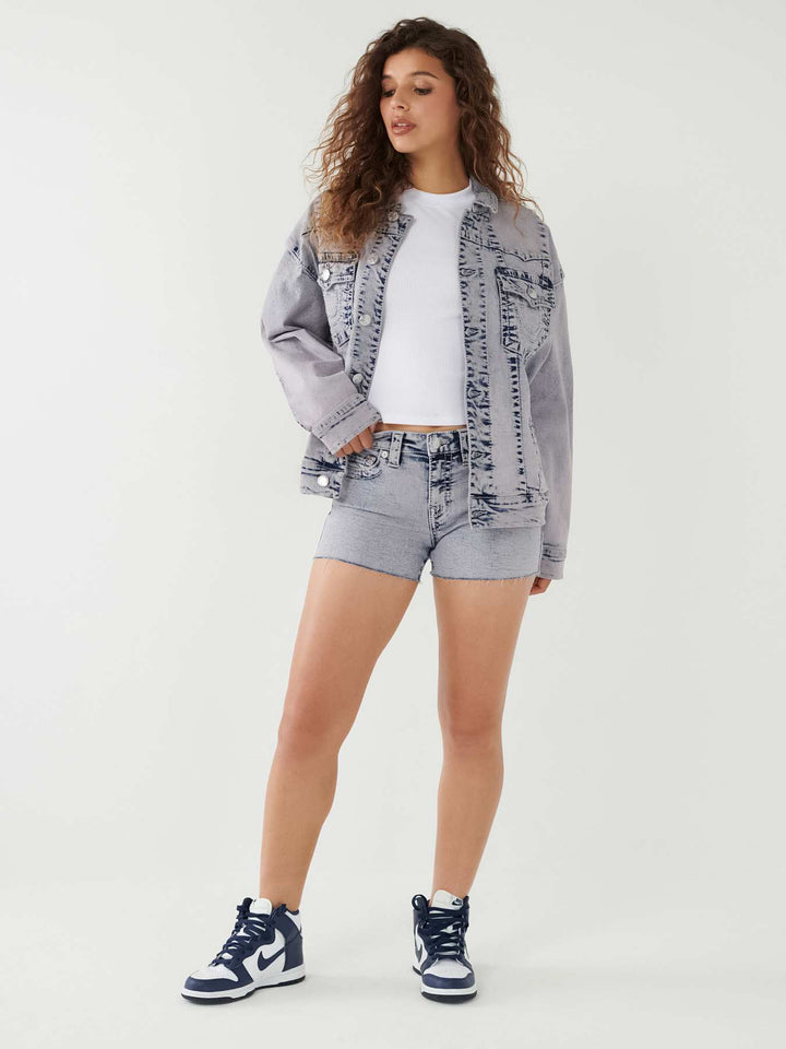 TRUE RELIGION JIMMY BIG T RELAXED DENIM JACKET
