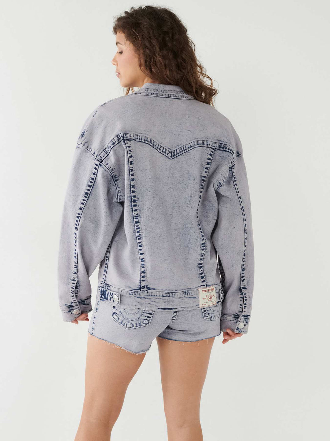 TRUE RELIGION JIMMY BIG T RELAXED DENIM JACKET
