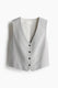 White/black striped