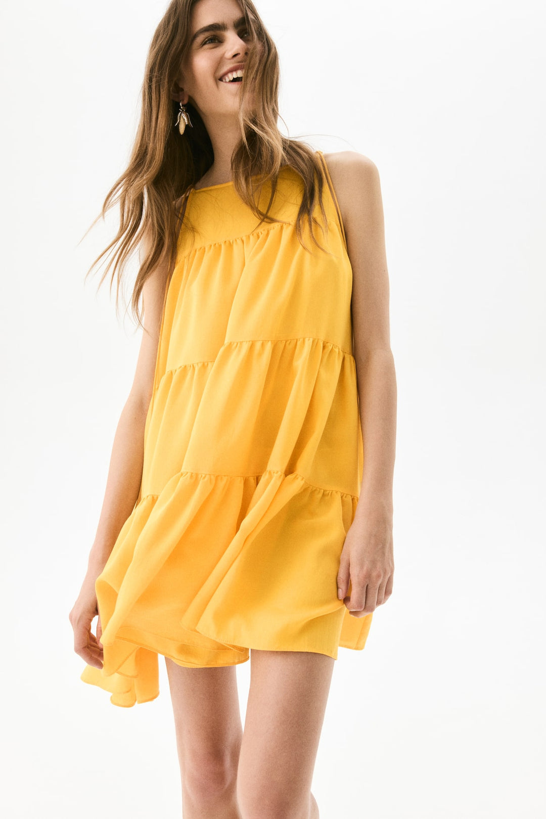 H&M Tiered A-Line Dress