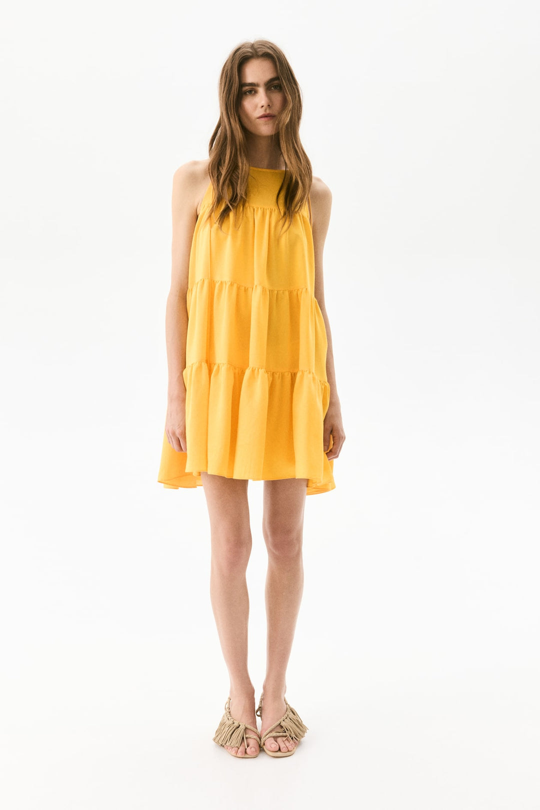 H&M Tiered A-Line Dress