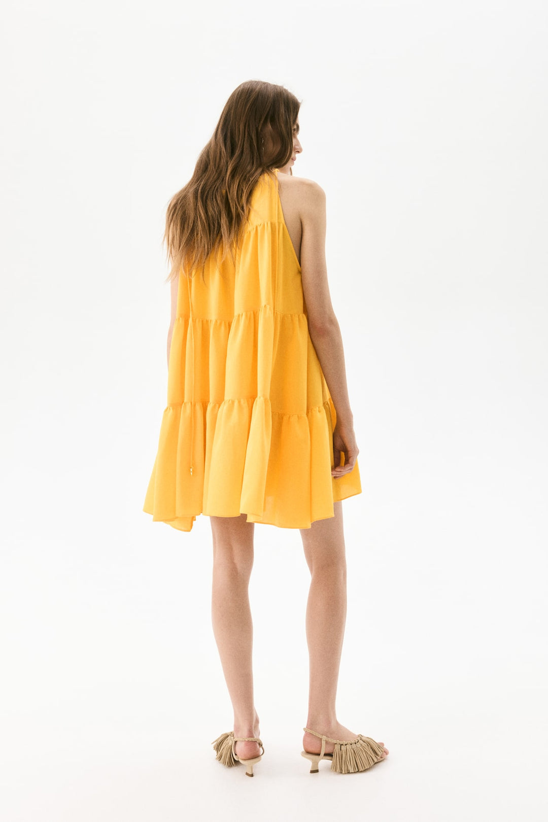 H&M Tiered A-Line Dress