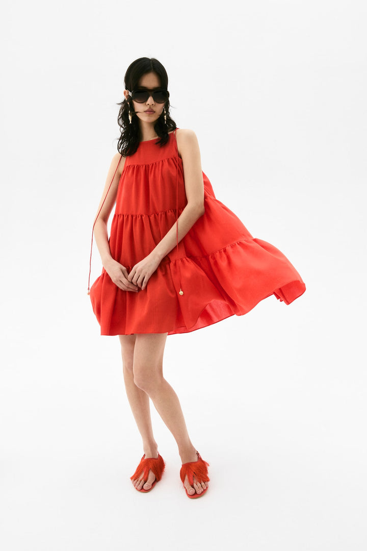 H&M Tiered A-Line Dress