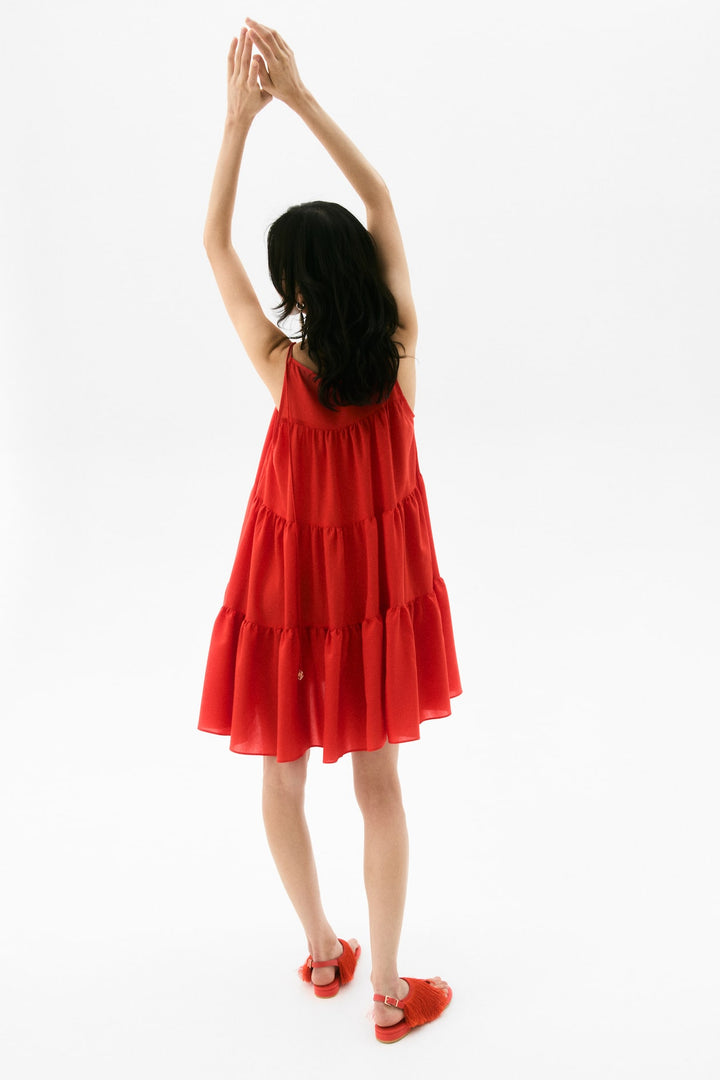 H&M Tiered A-Line Dress