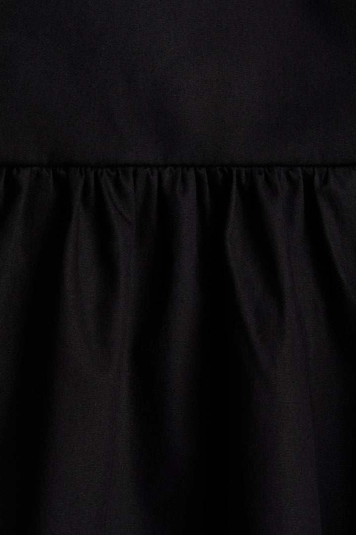 H&M Cotton Dress with Flared Skirt