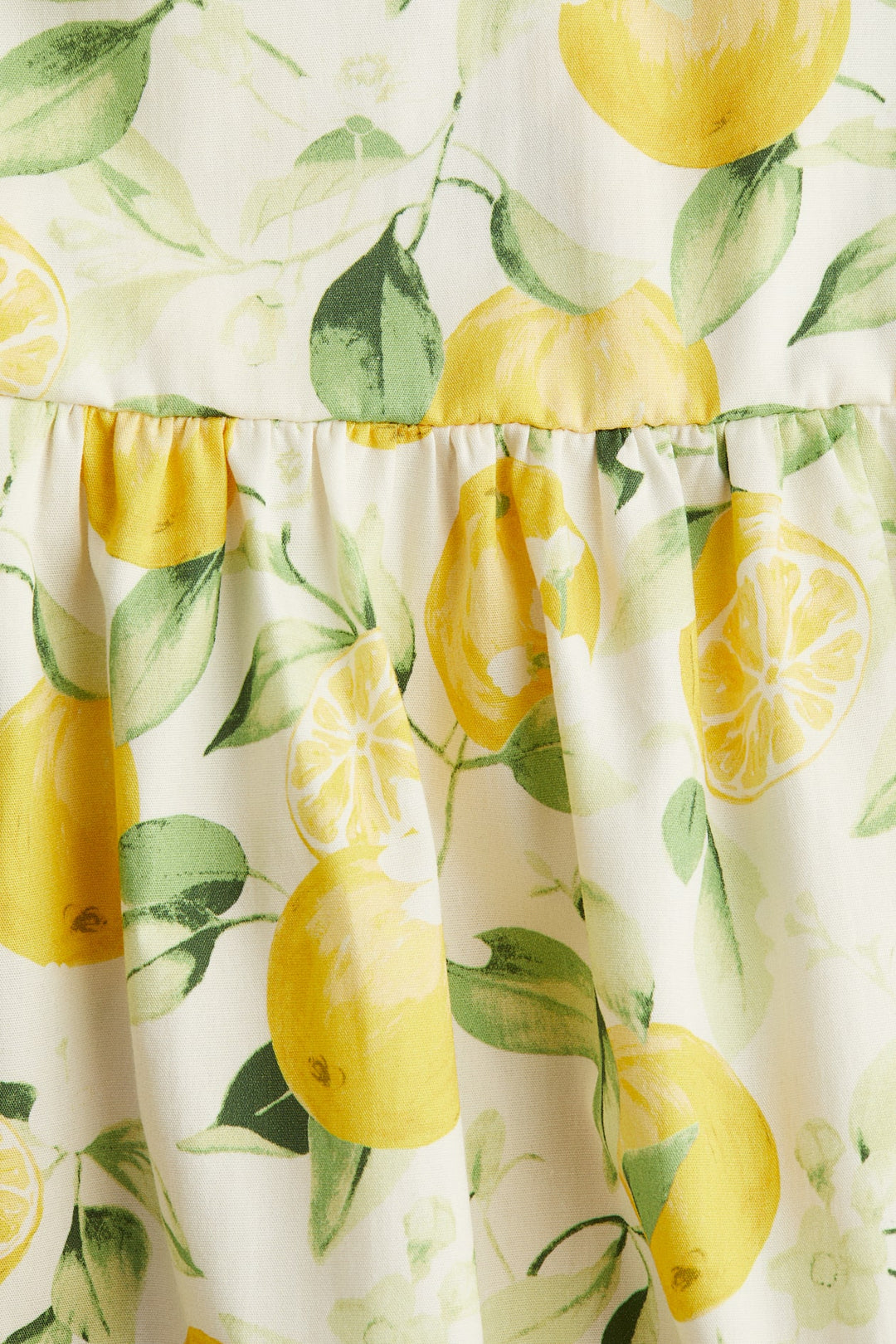 H&M Cotton Dress with Flared Skirt