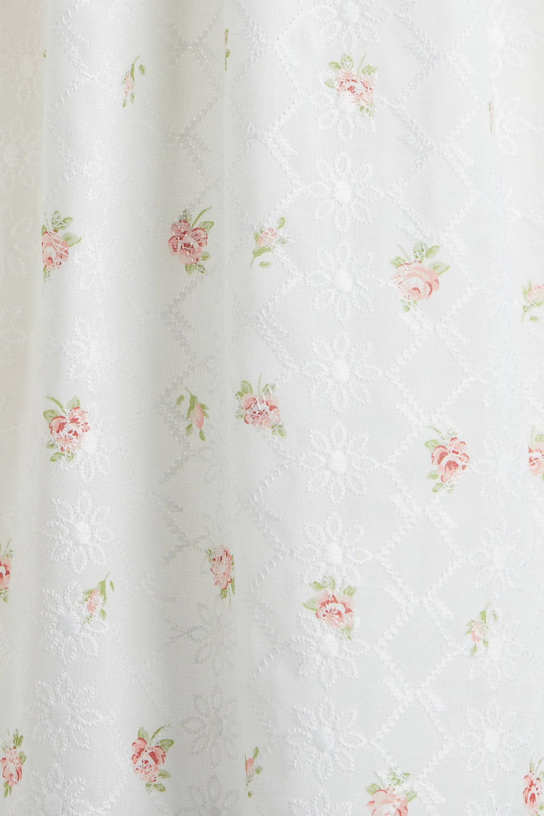 H&M Embroidered Open-Back Dress