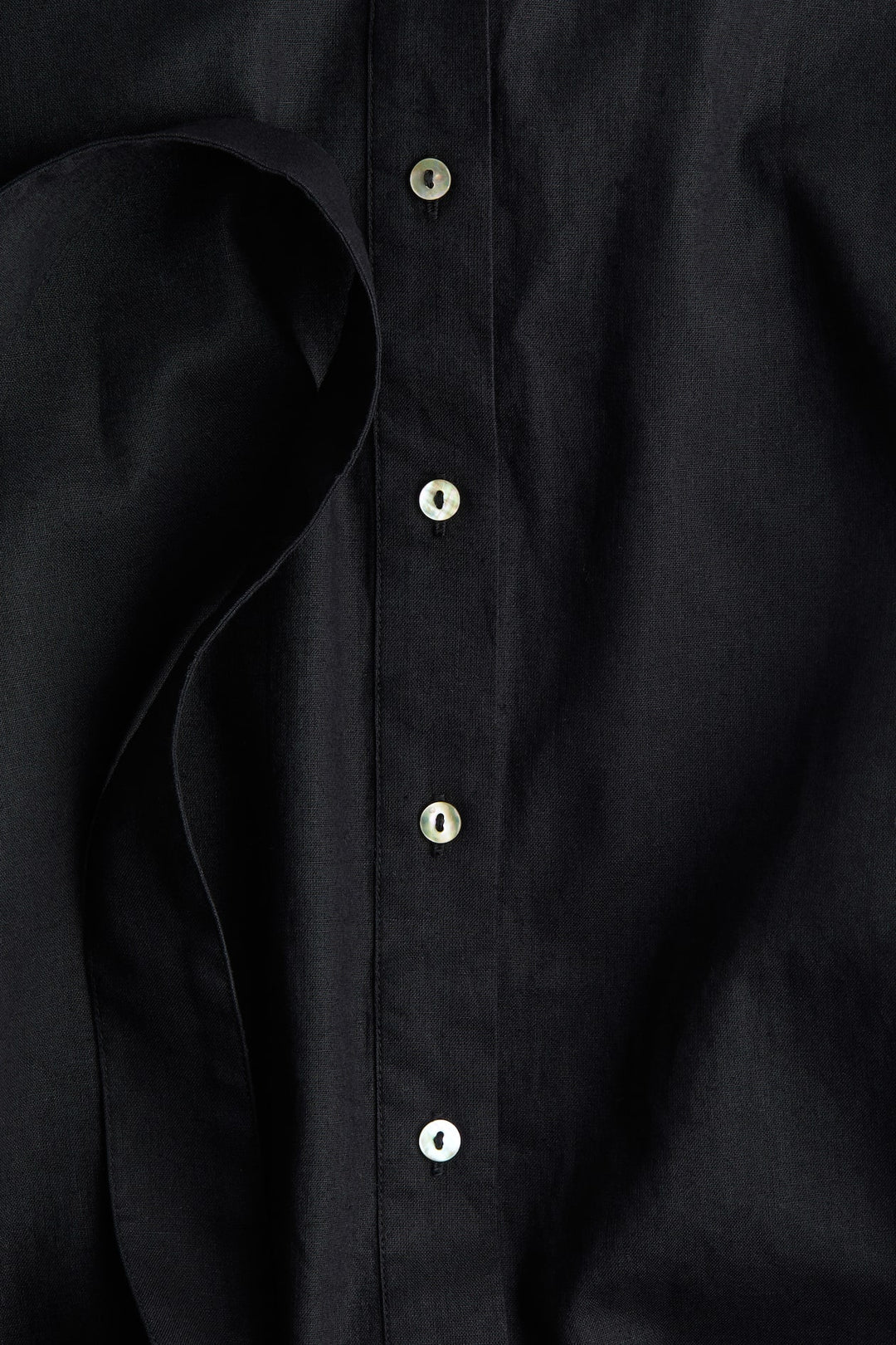 H&M Linen-Blend Shirt Dress