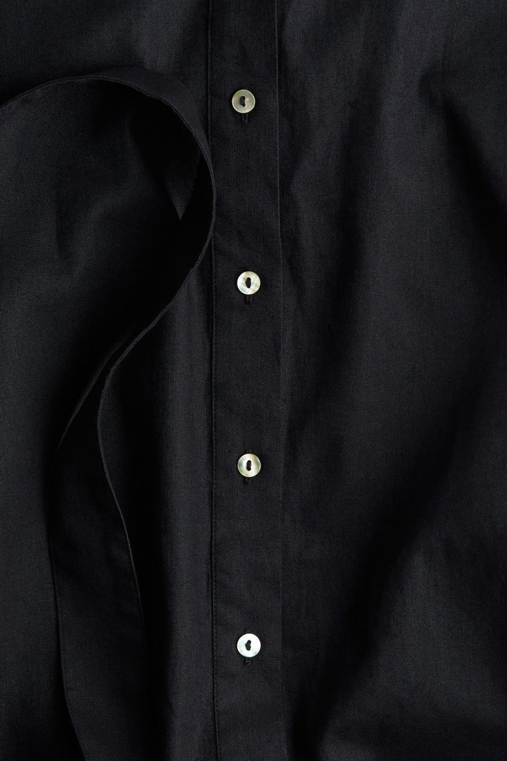 H&M Linen-Blend Shirt Dress