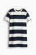 Navy blue/striped