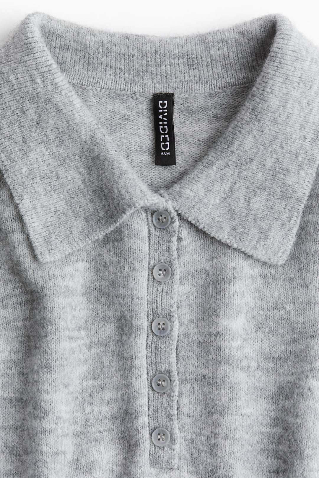 H&M Fine-Knit Polo Dress