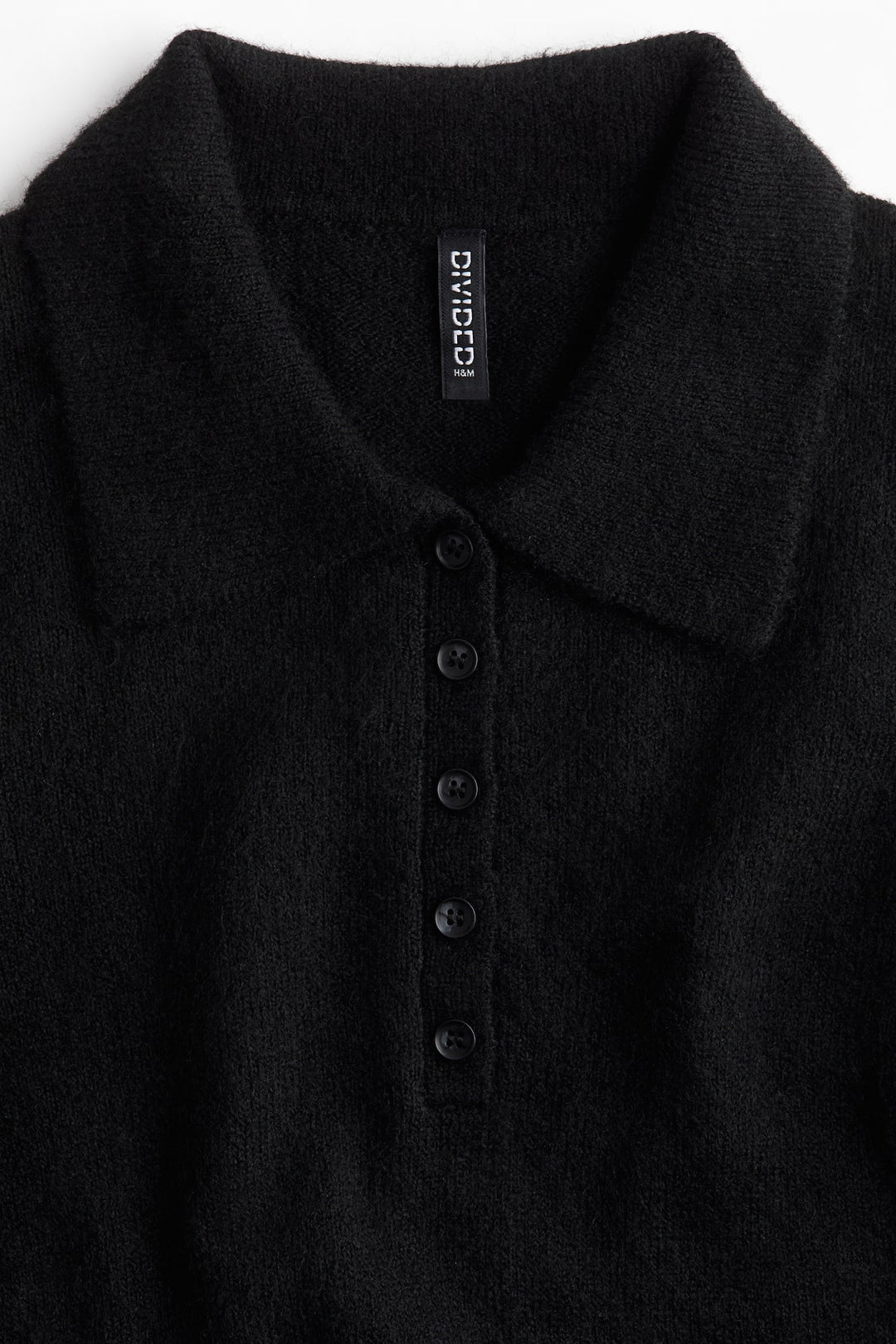 H&M Fine-Knit Polo Dress