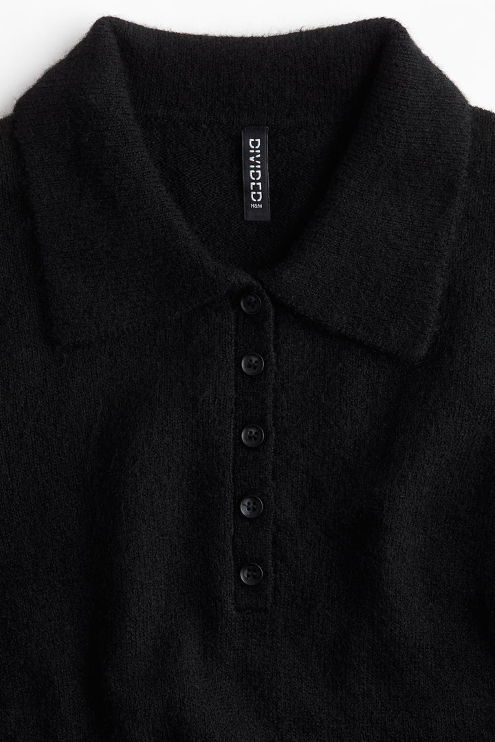 H&M Fine-Knit Polo Dress