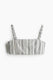 White/gray striped