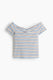 Light blue/striped
