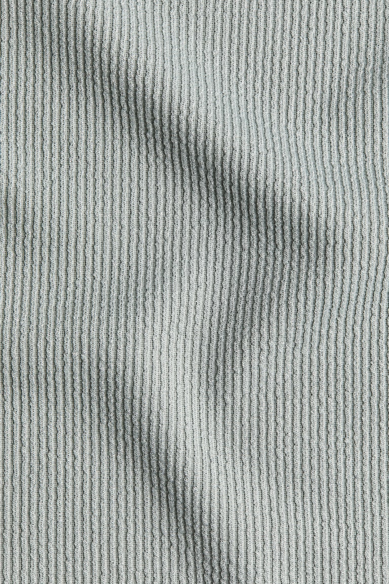 H&M Glittery Mock Turtleneck Sleeveless Top