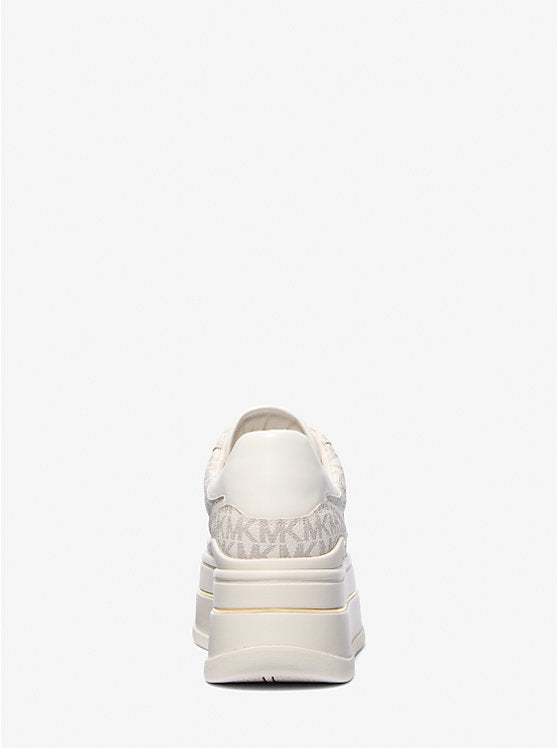 Michael Kors Hayes Signature Logo Platform Sneaker