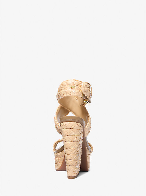 Michael Kors Rhoda Woven Platform Sandal