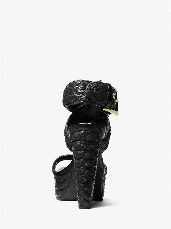Michael Kors Rhoda Woven Platform Sandal