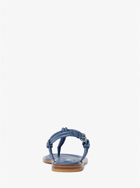 Michael Kors Astra Leather T-Strap Sandal