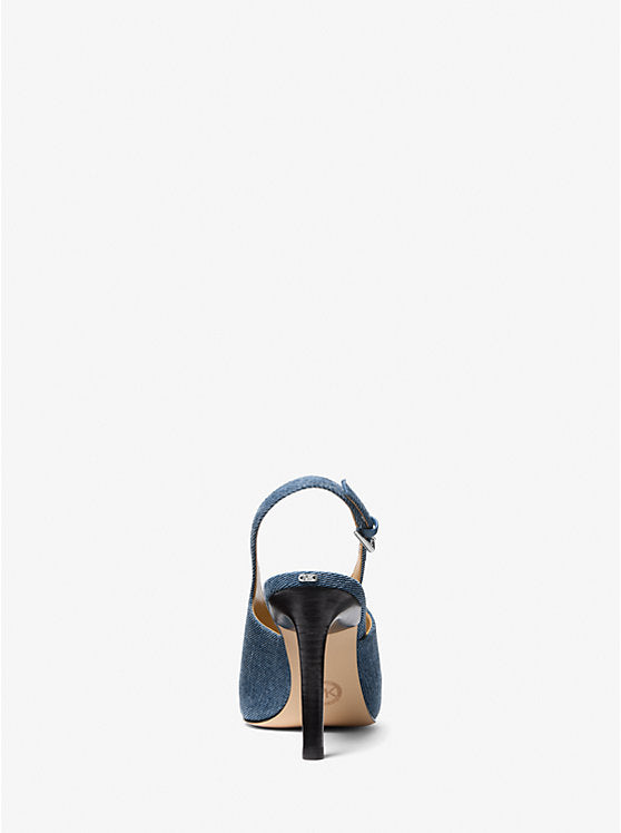 Michael Kors Kasia Denim Slingback Pump