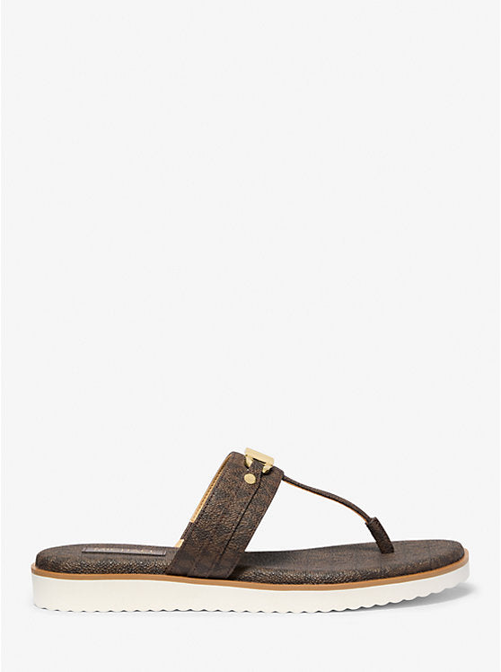 Michael Kors Farrah Signature Logo Sandal