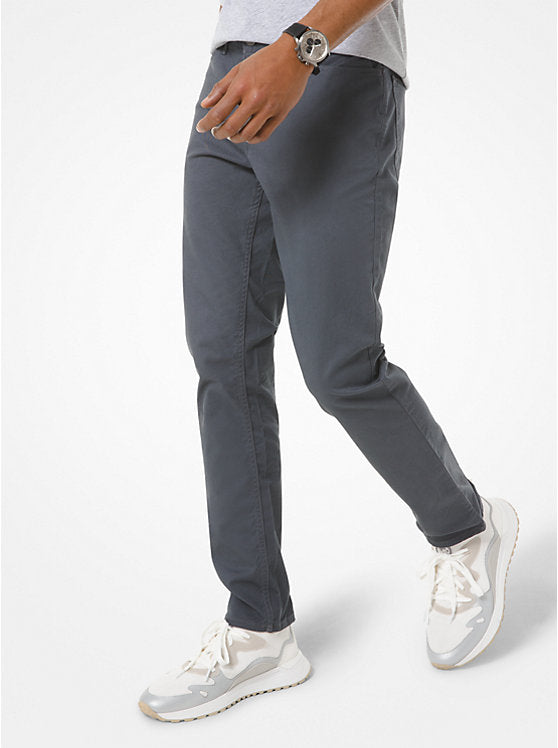 Michael Kors Parker Slim-Fit Stretch-Twill Pants