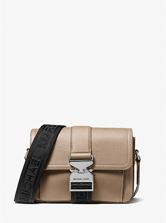 Michael Kors Hudson Pebbled Leather Crossbody Bag