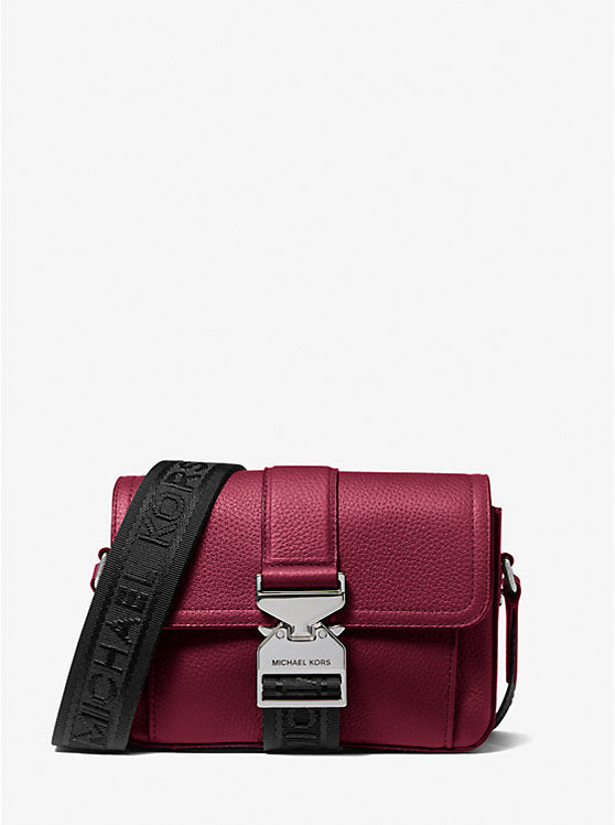 Michael Kors Hudson Pebbled Leather Crossbody Bag