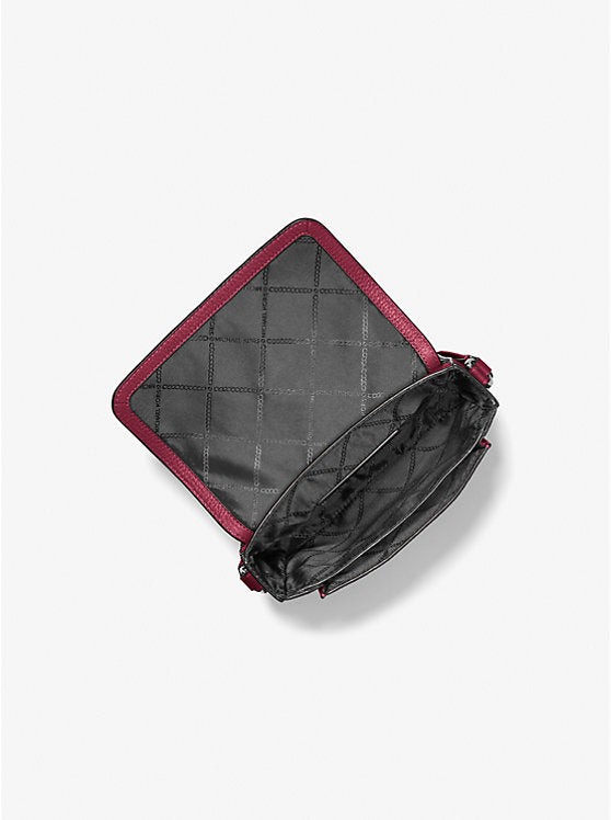 Michael Kors Hudson Pebbled Leather Crossbody Bag