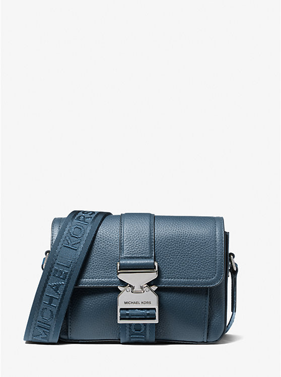 Michael Kors Hudson Pebbled Leather Crossbody Bag