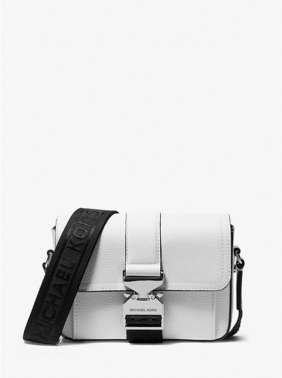 Michael Kors Hudson Pebbled Leather Crossbody Bag