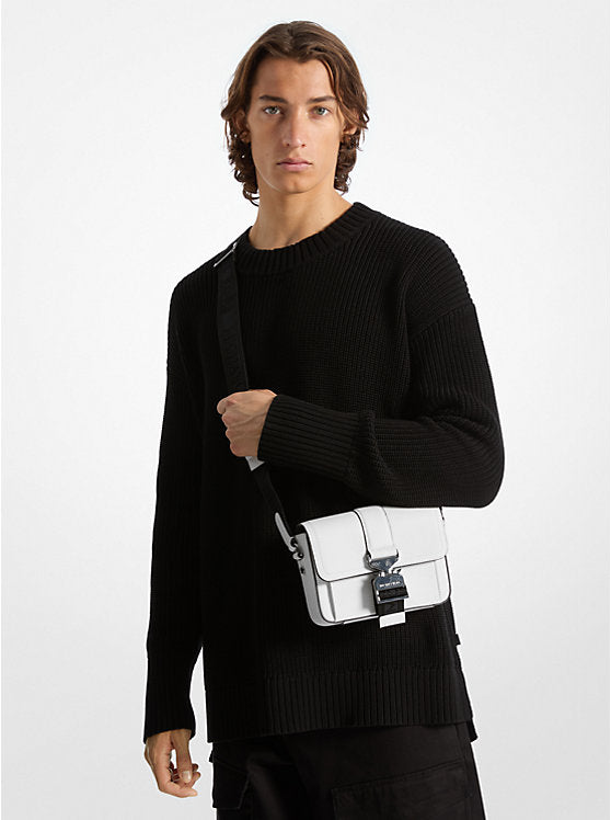 Michael Kors Hudson Pebbled Leather Crossbody Bag