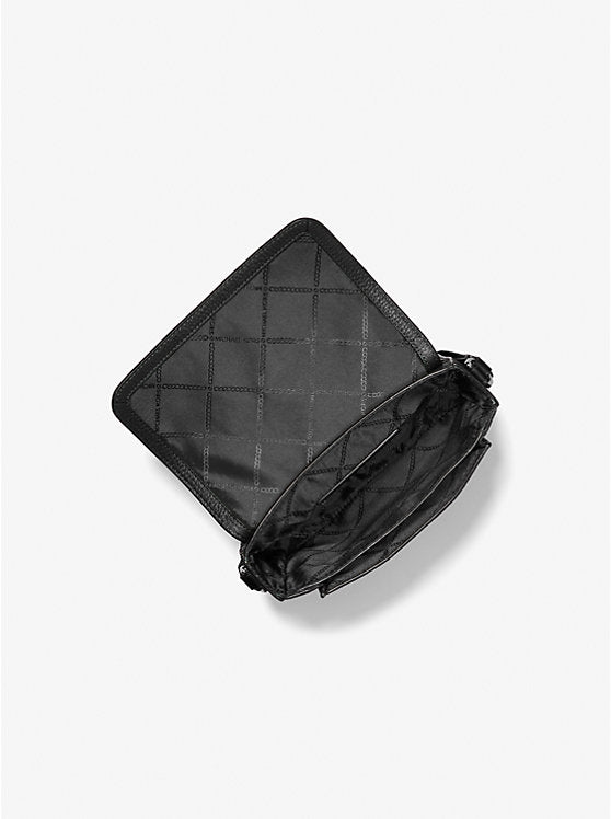 Michael Kors Hudson Pebbled Leather Crossbody Bag