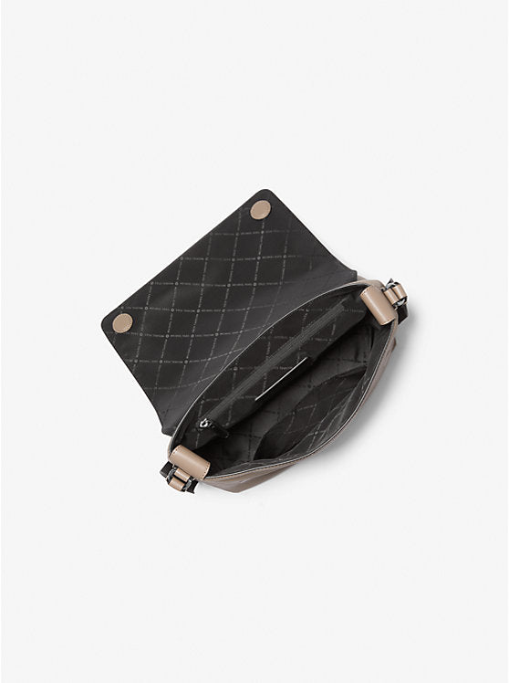 Michael Kors Hudson Small Pebbled Leather Messenger Bag