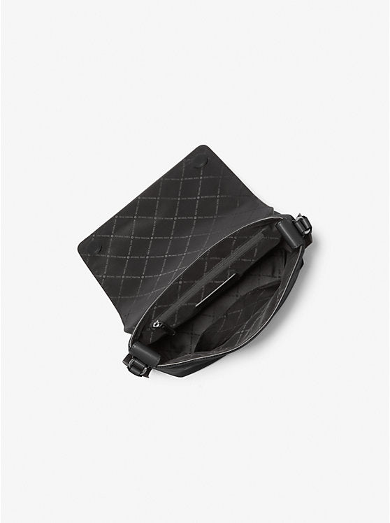 Michael Kors Hudson Small Pebbled Leather Messenger Bag