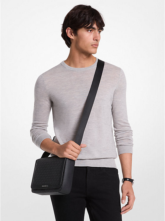 Michael Kors Hudson Signature Logo Crossbody Bag