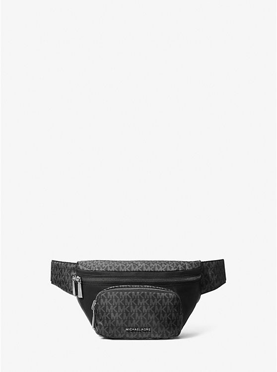 Michael Kors Tanner Signature Logo Print Nylon Utility Sling Pack