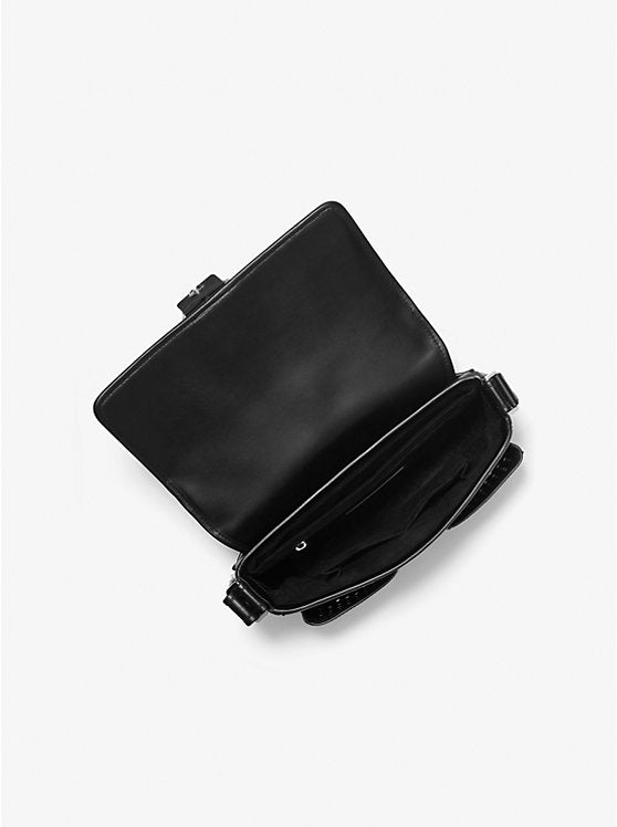 Michael Kors Colby Medium Grommeted Leather Messenger Bag