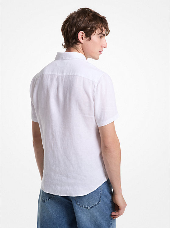 Michael Kors Slim-Fit Linen Shirt