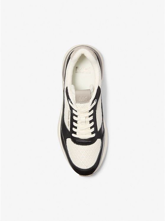Michael Kors Trevor Mixed-Media Trainer